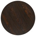 STOLIK BISTRO Z STALOWA PODSTAWA 60X75CM CIEMNY JESION
