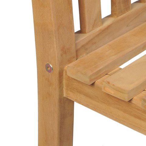 7-CZĘŚCIOWY ZESTAW OBIADOWY DO OGRODU 180X90CM LITE DREWNO TEKOWE