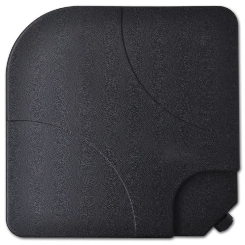 PARASOL OGRODOWY Z PRZENOŚNĄ ALUMINIOWĄ PODSTAWĄ BIAŁY