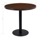 STOLIK BISTRO CIEMNOBRĄZOWY 80CM