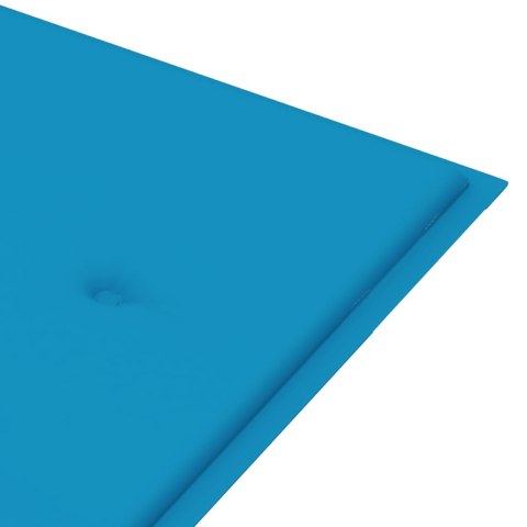 ŁAWKA OGRODOWA Z PODUSZKĄ 120CM DREWNO AKACJOWE