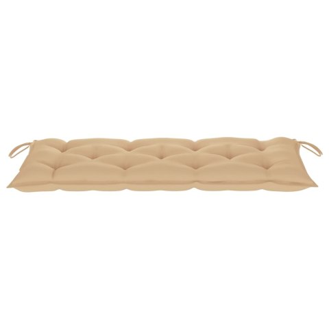 ŁAWKA OGRODOWA Z PODUSZKĄ 120CM LITE DREWNO AKACJOWE