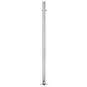 PRYSZNIC OGRODOWY 220CM PODWÓJNA PODSTAWA 110CM KRAN NA STOPY STAL NIERDZEWNA