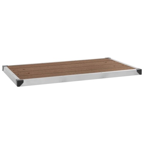 PRYSZNIC OGRODOWY 220CM PODWÓJNA PODSTAWA 110CM KRAN NA STOPY STAL NIERDZEWNA