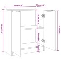 KOMODA PRZYDYMIONY DĄB 180CM ZESTAW 3 SZAFEK MODUŁOWA SZUFLADY SALON SYPIALNIA