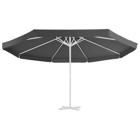 ZAMIENNE POKRYCIE PARASOLA OGRODOWEGO ANTRACYTOWE 515CM