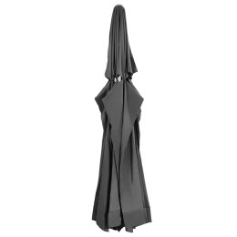 ZAMIENNE POKRYCIE PARASOLA OGRODOWEGO ANTRACYTOWE 610CM