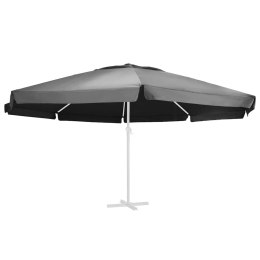 ZAMIENNE POKRYCIE PARASOLA OGRODOWEGO ANTRACYTOWE 610CM