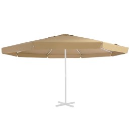 ZAMIENNE POKRYCIE PARASOLA OGRODOWEGO KOLOR TAUPE 515CM 8 ŻEBER