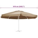 ZAMIENNE POKRYCIE PARASOLA OGRODOWEGO KOLOR TAUPE 610CM