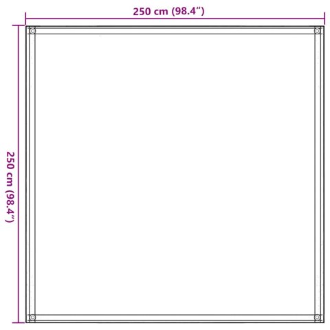 WYKŁADZINA DO NAMIOTU BEŻOWA 250X250CM