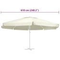 ZAMIENNE POKRYCIE PARASOLA OGRODOWEGO PIASKOWE 610CM 8 ŻEBER