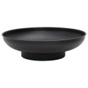 CZARNE PALENISKO OGRODOWE 57CM MISA OGNISKO STALOWE NOWOCZESNE TARASOWE GRILLVidaXL Palenisko, 57 cm, stal