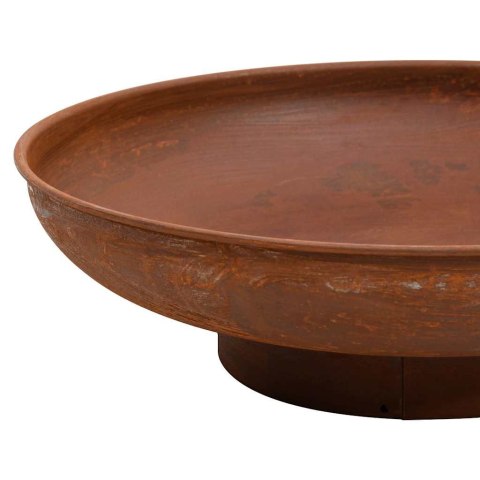 PALENISKO OGRODOWE RUSTYKALNE 57CM MISA OGNISKO GRILL STALOWE MOCNE TARASOWE