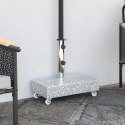 STOJAK POD PARASOL JASNOSZARY 45X25X8,3CM GRANITOWY