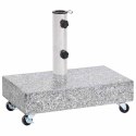 STOJAK POD PARASOL JASNOSZARY 45X25X8,3CM GRANITOWY