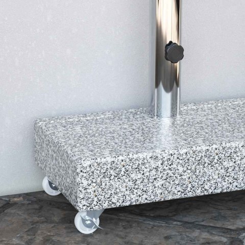 STOJAK POD PARASOL JASNOSZARY 45X25X8,3CM GRANITOWY