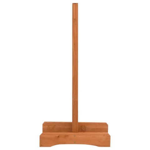 OGRODOWY PŁOT KRATKOWY POMARAŃCZOWY 120X60CM DREWNO JODŁOWE