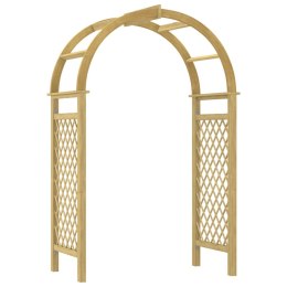 PERGOLA OGRODOWA 141X97X243CM IMPREGNOWANE DREWNO SOSNOWE