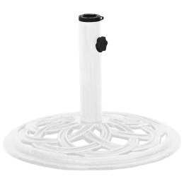 PODSTAWA POD PARASOL BIAŁA 44X44X31CM ŻELIWO