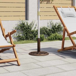 PODSTAWA POD PARASOL BRĄZ 40X40X32CM ŻELIWO