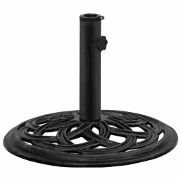 PODSTAWA POD PARASOL CZARNA 44X44X31CM ŻELIWO