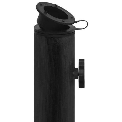 PODSTAWA POD PARASOL CZARNA 44X44X31CM ŻELIWO