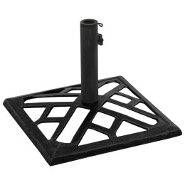 PODSTAWA POD PARASOL CZARNA 44X44X31CM ŻELIWO