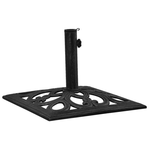 PODSTAWA POD PARASOL CZARNA 47X47X33CM ŻELIWO