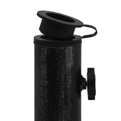 PODSTAWA POD PARASOL CZARNA 47X47X33CM ŻELIWO