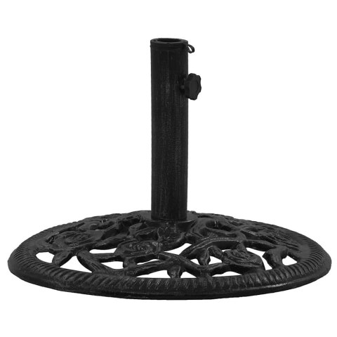 PODSTAWA POD PARASOL CZARNA 48X48X33CM ŻELIWO