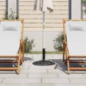PODSTAWA POD PARASOL CZARNA 48X48X33CM ŻELIWO