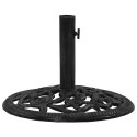 PODSTAWA POD PARASOL CZARNA 48X48X33CM ŻELIWO