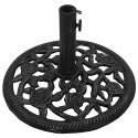 PODSTAWA POD PARASOL CZARNA 48X48X33CM ŻELIWO
