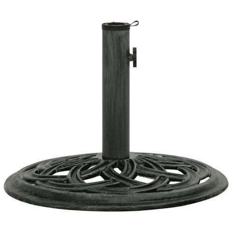 PODSTAWA POD PARASOL ZIELONA 44X44X31CM ŻELIWO