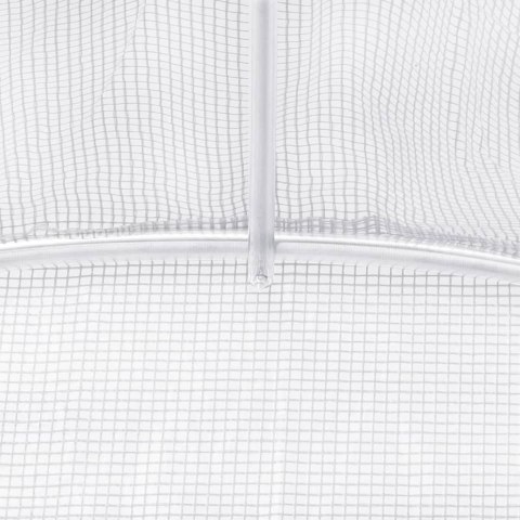SZKLARNIA ZE STALOWĄ RAMĄ BIAŁA 24M² 6X4X2,85M