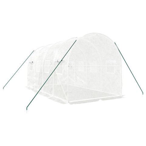 SZKLARNIA ZE STALOWĄ RAMĄ BIAŁA 8M² 4X2X2M