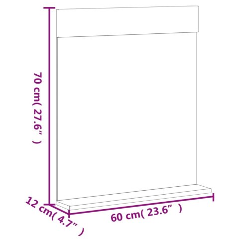 3-CZĘŚCIOWY ZESTAW MEBLI ŁAZIENKOWYCH BERG CZARNY SOSNOWY