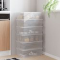 PLASTIKOWE POJEMNIKI DO PRZECHOWYWANIA 6 SZT 10L SZTAPLOWANE