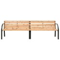 PODWÓJNA ŁAWKA OGRODOWA 225CM LITE DREWNO JODŁOWE