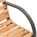 PODWÓJNA ŁAWKA OGRODOWA 225CM LITE DREWNO JODŁOWE