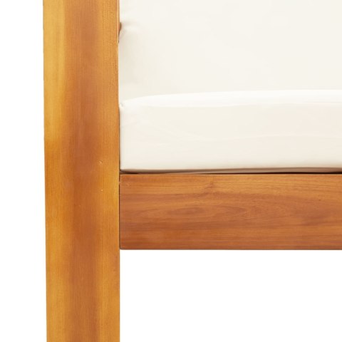 10-CZ. ZESTAW WYPOCZYNKOWY DO OGRODU Z PODUSZKAMI AKACJOWY