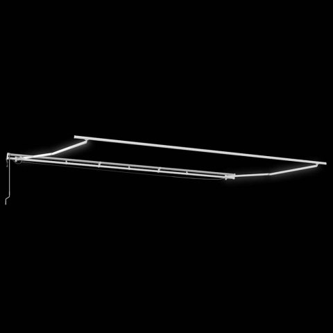 AUTOMATYCZNA MARKIZA Z LED ANTRACYTOWO-BIAŁA 600X300CM