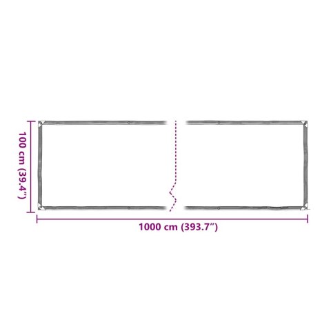 OSŁONA ROŚLIN Z OCZKAMI 1X10M POLIETYLEN