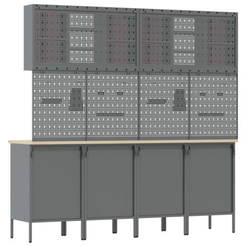 SZAFKA ROBOCZA Z SZUFLADĄ 10 SZT. CZERWONY 200X 55X 200CM
