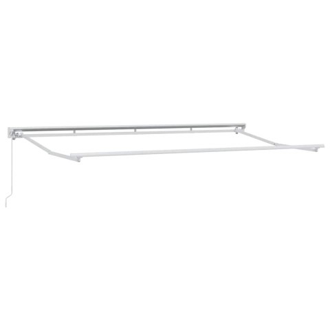 MARKIZA ZWIJANA KREMOWY 350X200CM POLIESTER I ALUMINIUM