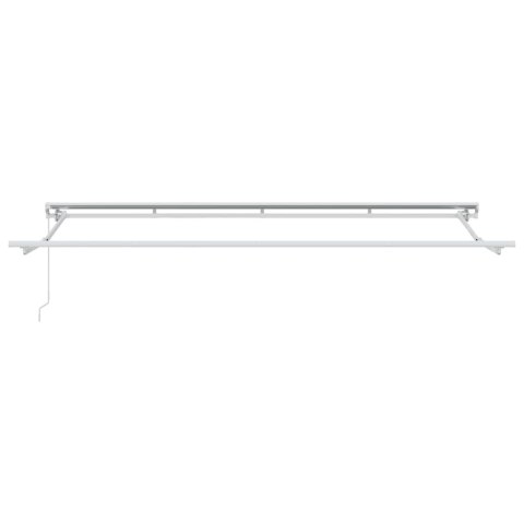 MARKIZA ZWIJANA KREMOWY 350X200CM POLIESTER I ALUMINIUM