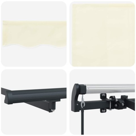 MARKIZA ZWIJANA KREMOWY 350X200CM TKANINA