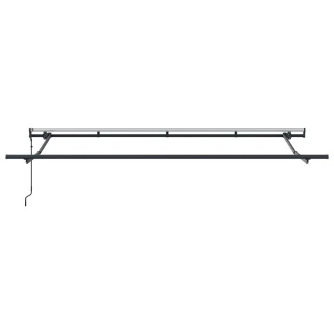 MARKIZA ZWIJANA NIEBIESKI I BIAŁY 350X200CM