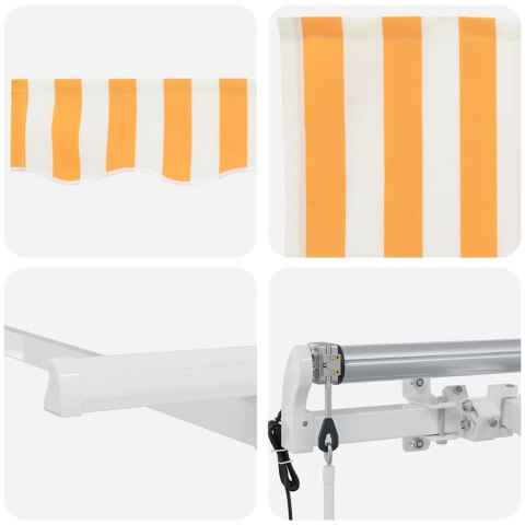 MARKIZA ZWIJANA ŻÓŁTY 350X200CM TKANINA